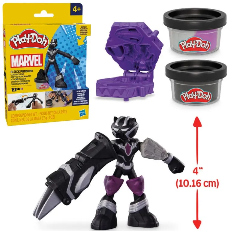 Play-Doh Marvel Figura de Black Panter