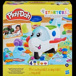 Play-Doh Set de Juegos Avión con 3 Accesorios y 4 Latas