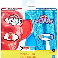 Play-Doh Set de Juegos de Slime y Súper Cloud Azul y Rojo
