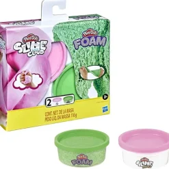 Play-Doh Set de Juegos de Slime y Súper Cloud Rosa y Verde