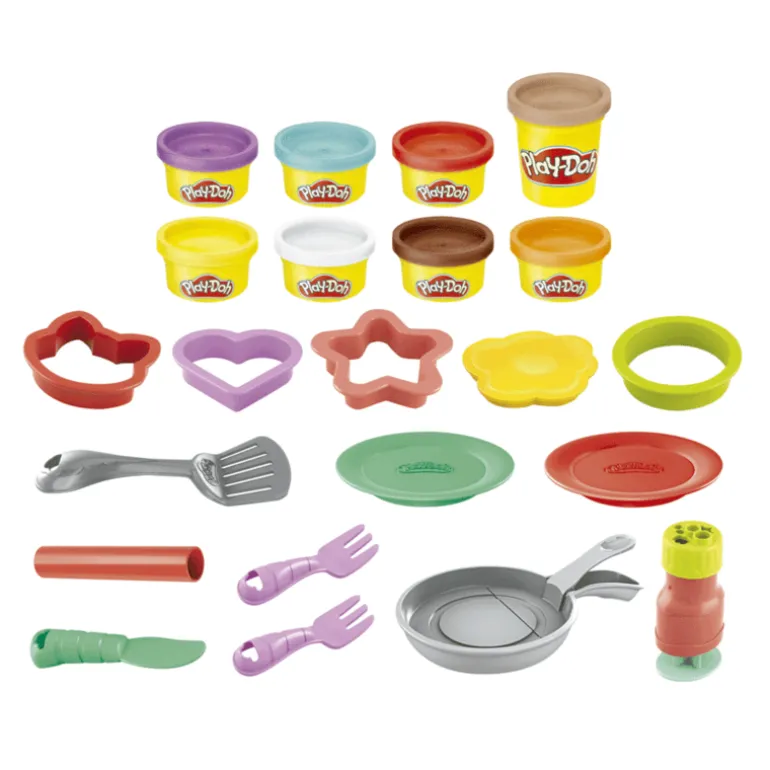 Play-Doh Set de Juegos Hot Cakes con 14 Accesorios y 8 Latas