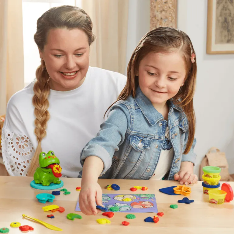 Play-Doh Set de Juegos Sapo Comelón con 4 Latas