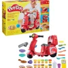 Play-Doh Vespa Montable Correpasillos y Pizzería con 15 Accesorios y 10 Latas