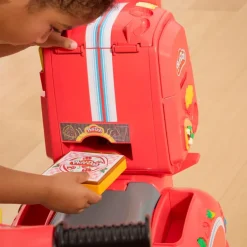 Play-Doh Vespa Montable Correpasillos y Pizzería con 15 Accesorios y 10 Latas