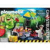 Playmobil Ghostbusters Set de Juegos Pegajoso con Carritos de Hot Dog