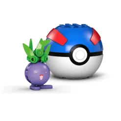 Pokemon Pokébola con Oddish Mega Construx