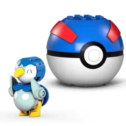 Pokemon Pokébola con Piplup Mega Construx