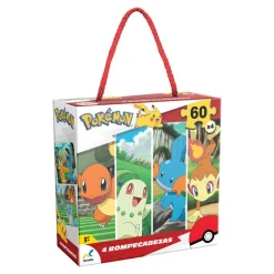 Pokemon Rompecabezas 4 en 1