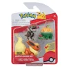 Pokémon 3 Pack Figuras de Batalla Appltun, Tyrunt Y Flareon PKW3507