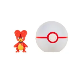 Pokémon 2 Pack Figuras de Juguete Magby y Premier Ball 95057