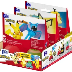 Pokémon 2 Pack Pokébolas Incluye Charmander y Pichu Mega Bloks