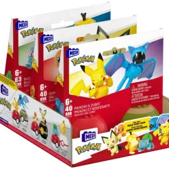 Pokémon 2 Pack Pokébolas Incluye Charmander y Pichu Mega Bloks