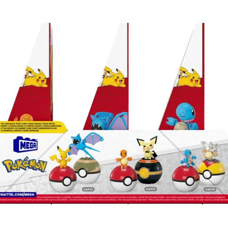 Pokémon 2 Pack Pokébolas Incluye Psyduck y Bulbasaur Mega Bloks