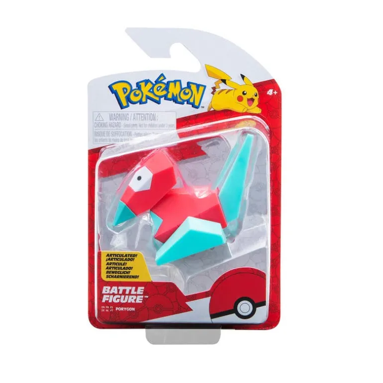 Pokémon Figura de Batalla Porygon con Stand PKW3504