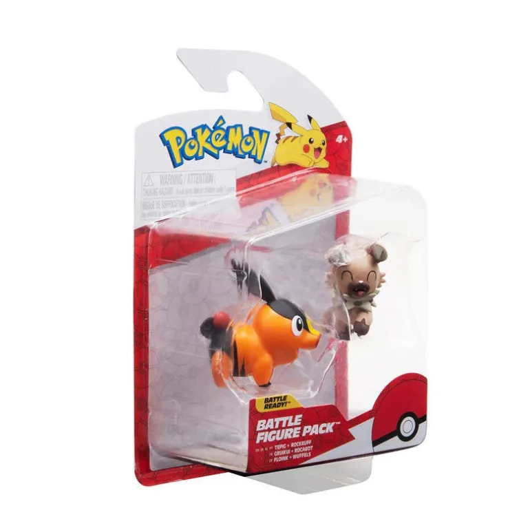 Pokémon Figura de BatallaTepig Y Rockruff PKW3504