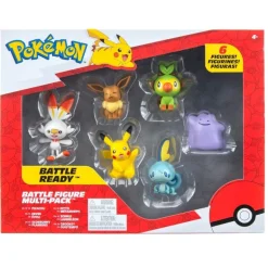 Pokémon Set de 6 Figuras de Batalla Multipack PKW2469