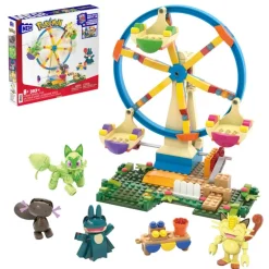Pokémon Set de Juego Diversión En La Noria Mega Bloks