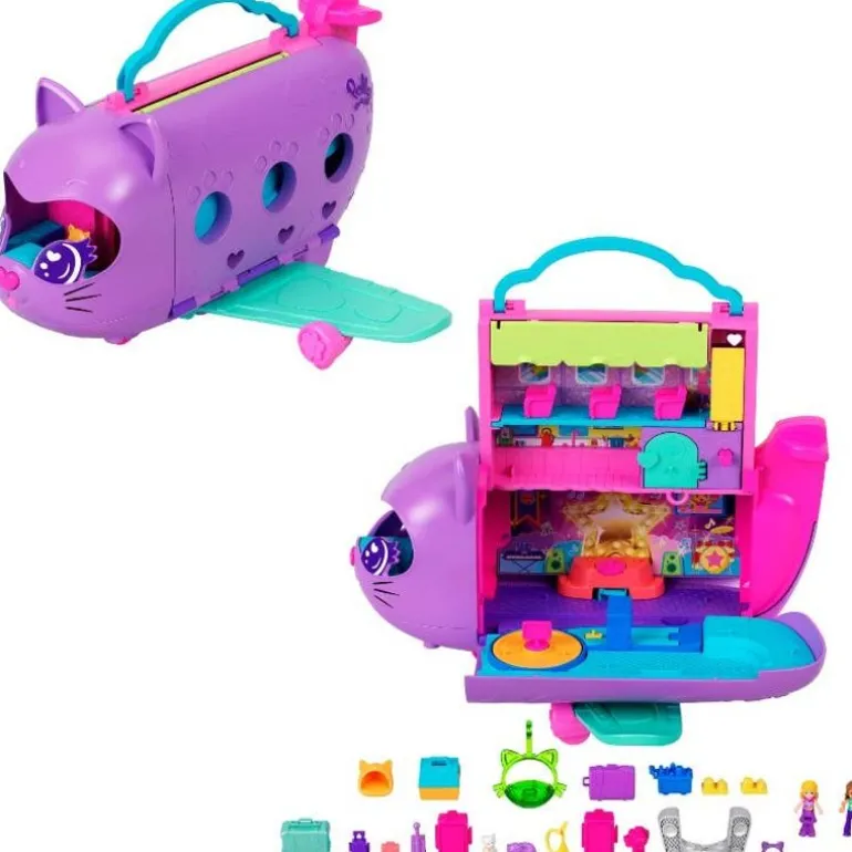 Polly Pocket Disfraz Avión de Gatito