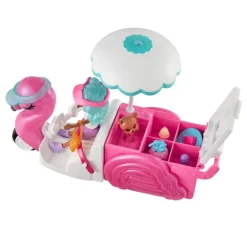 Polly Pocket Disfraz Carrito de Bocadillos Flamingo