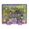 Polly Pocket Disfraz Moditas Aventuras en Río con 4 Mini Muñecos y 53 Accesorios