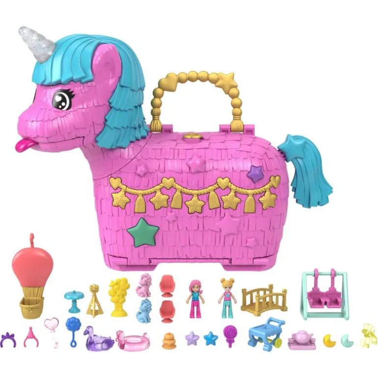 Polly Pocket Disfraz Piñata de Unicornio
