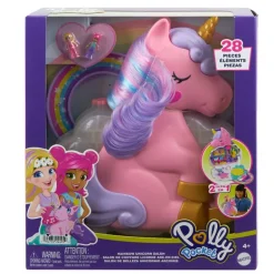 Polly Pocket Disfraz Unicornio y Arcoíris