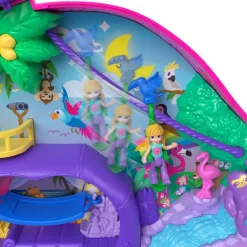 Polly Pocket Estuche Familia de Perezosos