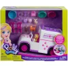 Polly Pocket Hospital Móvil De Animalitos con 13 Accesorios