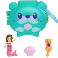 Polly Pocket Set de Juegos Mini Mundo de Mascotas Nutria