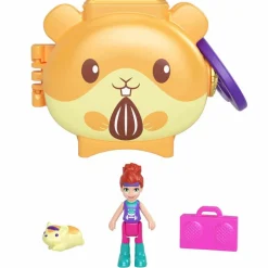 Polly Pocket Set de Juegos Mini Mundo de Mascotas Hamster