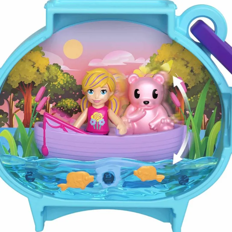 Polly Pocket Set de Juegos Mini Mundo de Mascotas Oso