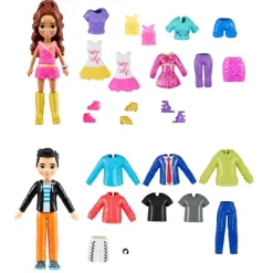 Polly Pocket Set de Juegos Súper Paquetes de Modas Para Amigos Bahía Mágica
