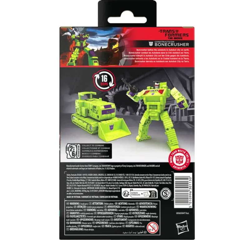PREVENTA Hasbro Transformer Gen Voyager 86 Bone Crusher G0568