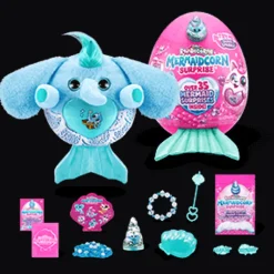 Rainbocorns Huevo Sorpresa con Peluche Mermaidcorn Turquesa