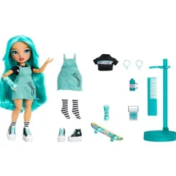 Rainbow High Fashion Doll Teal Outfit Skater