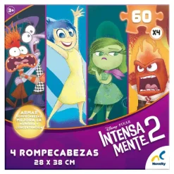Rompecabezas 4 en 1 Intensamente 2 60 Piezas
