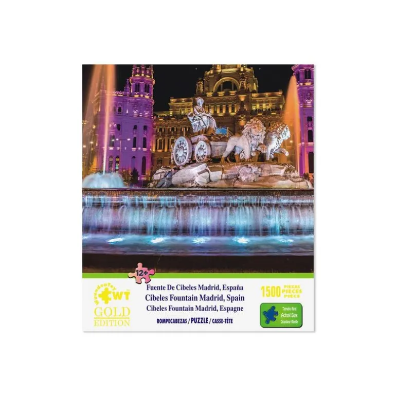 Rompecabezas Fuente De Cibeles Madrid, España de 1500 Piezas