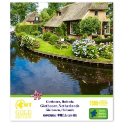 Rompecabezas Giethoorn, Holanda de 1500 Piezas