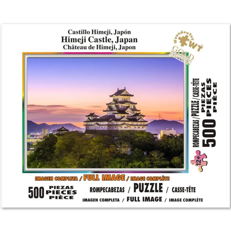 Rompecabezas Gold Edition Himeji Castle, Japón de 500 Piezas