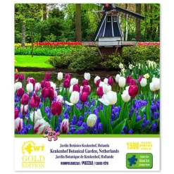 Rompecabezas Jardín Botánico Keukenhof, Holanda de 1500 Piezas