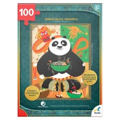 Rompecabezas Kung Fu Panda Afelpado 100 Piezas