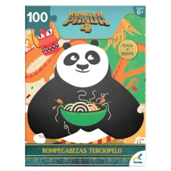 Rompecabezas Kung Fu Panda Afelpado 100 Piezas