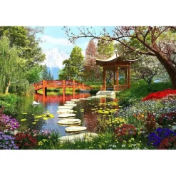 Rompecabezas Los Jardines De Fuji de 1000 Piezas