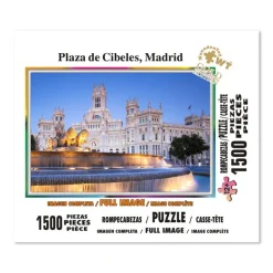 Rompecabezas Plaza De Cibeles, Madrid de 1500 Piezas