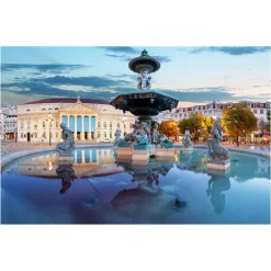 Rompecabezas Plaza Rossio, Portugal de 1500 Piezas