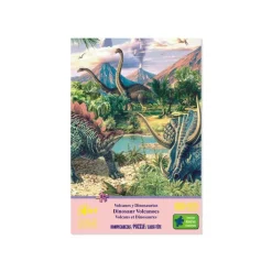 Rompecabezas Volcanes y Dinosaurios de 100 Piezas