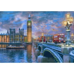 Rompecabezas Westminster en Navidad de 1500 Piezas