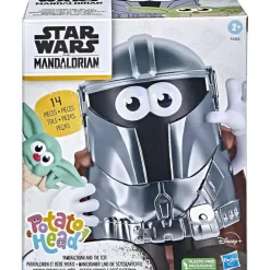 Señor Cara de Papa The Mandalorian con Yoda Bebé