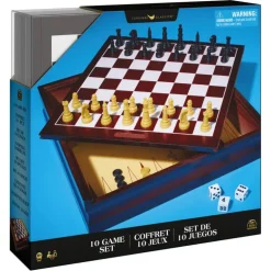 Set de 10 Juegos de Mesa de Lujo