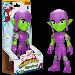 Spiderman Muñeco Duende Verde 22.5cms, Spidey y sus Amigos